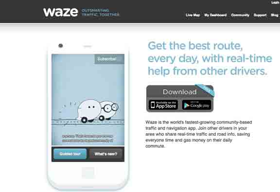  SoundWater.com On -waze is a free mobile navigation application for your iphone or android that allows drivers to build and use live maps, real-time traffic updates and turn-by-turn ..
 